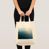 Shades of Blue Water Abstract Natuur Fotografie Tote Bag (Voorkant (product))