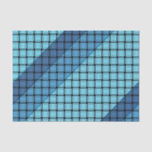 Shades of Blue Weave - Weefselpapier Tissuepapier
