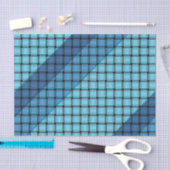 Shades of Blue Weave - Weefselpapier Tissuepapier (Craft)