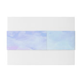 SHADES OF BLUES WATERVERF POPPIES BRUILOFT UITNODIGINGEN WIKKEL (Achterkant Voorbeeld)