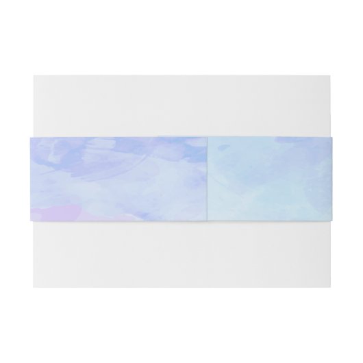 SHADES OF BLUES WATERVERF POPPIES BRUILOFT UITNODIGINGEN WIKKEL (Achterkant Voorbeeld)