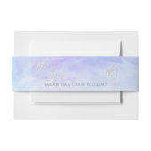 SHADES OF BLUES WATERVERF POPPIES BRUILOFT UITNODIGINGEN WIKKEL (Voorkant Voorbeeld)