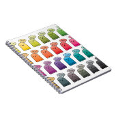 Shades of Boo Ghost Halloween Notitieboek (Rechterzijde)