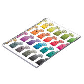 Shades of Boo Ghost Halloween Notitieboek (Linkerzijde)