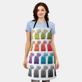 Shades of Boo Ghost Halloween Schort (Gedragen)