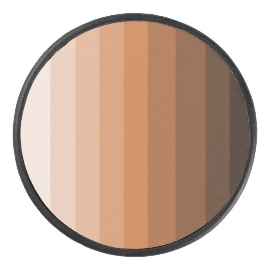 Shades of Brown Hockey Puck (Voorkant)