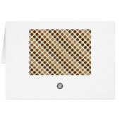 Shades of Brown Polka Dots van Shirley Taylor (Achterkant Horizontaal)