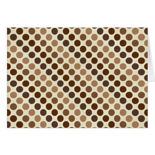 Shades of Brown Polka Dots van Shirley Taylor (Voorkant Horizontaal)