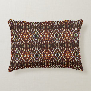 Shades of Brown - Reeve's Pheasant Feather ontwerp Accent Kussen