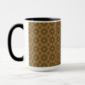 Shades of Brown Tiled Pattern Mok (Links)