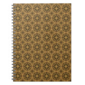 Shades of Brown Tiled Pattern Notitieboek (Voorkant)