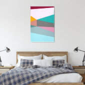 Shades of Colors_02 Canvas Print (Insitu (Slaapkamer))