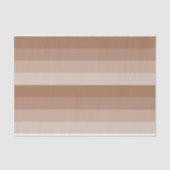 Shades of Creamy Brown Stripes Tissuepapier (Voorkant)