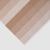 Shades of Creamy Brown Stripes Tissuepapier (Detail)