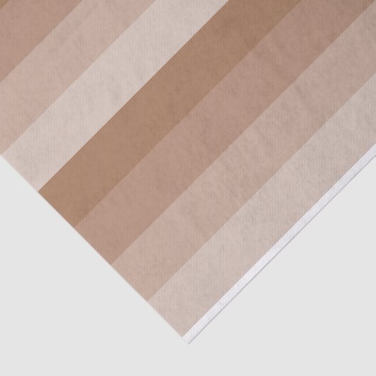 Shades of Creamy Brown Stripes Tissuepapier (Detail)