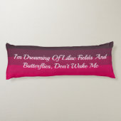 Shades of Deep Pinks Body Pillow Lichaamskussen (Achterkant)