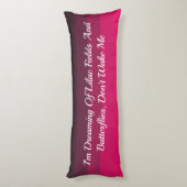 Shades of Deep Pinks Body Pillow Lichaamskussen (Achterkant (Verticaal))