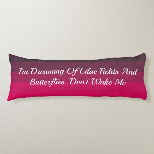 Shades of Deep Pinks Body Pillow Lichaamskussen (Voorkant)