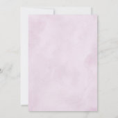 Shades of Dusty Paars Blooms Moody Floral Wedding Save The Date (Achterkant)