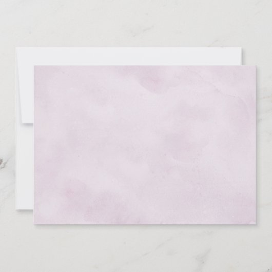 Shades of Dusty Paarse Blooms Moody Calendar Save The Date (Achterkant)