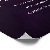 Shades of Dusty Paarse Vrijgezellenfeest Mimosa Ba Poster (Hoek)