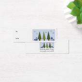 Shades of Green - cadeaulabel Mini Visitekaartjes (Bureau)