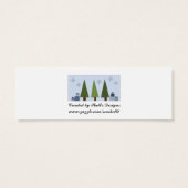 Shades of Green - cadeaulabel Mini Visitekaartjes (Achterkant)