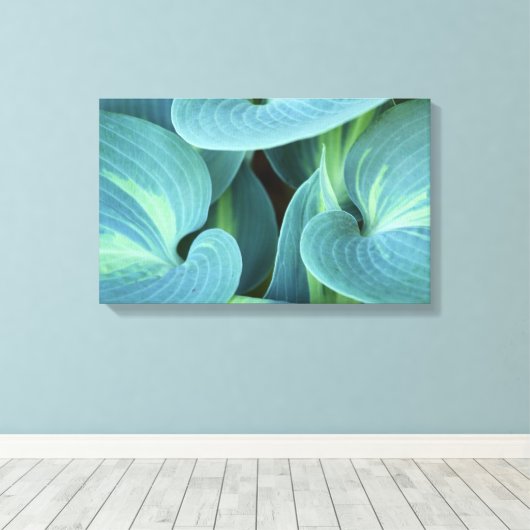 Shades of Green Canvas Afdruk (Insitu (Houten vloer))