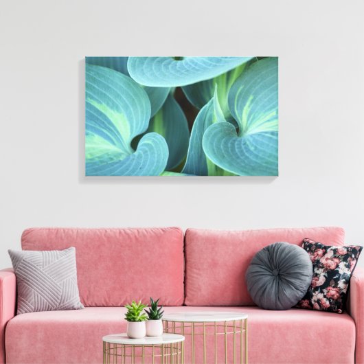 Shades of Green Canvas Afdruk (Insitu (Woonkamer))