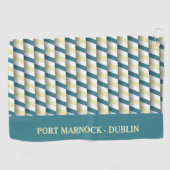 Shades of Green Custom Golf Handdoek (Horizontaal)