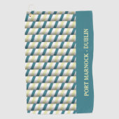 Shades of Green Custom Golf Handdoek (Voorkant)