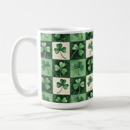 SHADES OF GREEN IRISH CELTIC SHAMROCKS  KOFFIEMOK