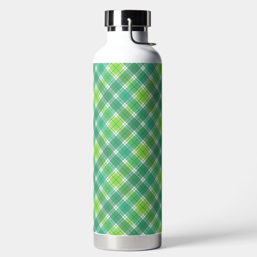SHADES OF GREEN IRISH PLAID PATTERN WATERFLES (Links)