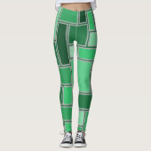Shades of Green Leggings (Voorkant)