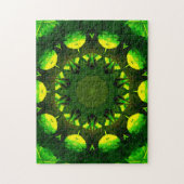 Shades of Green | Mandala Art Legpuzzel (Verticaal)