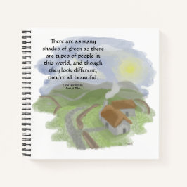 Shades of Green Notitieboek