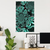 Shades of Green Poster (Thuiskantoor)