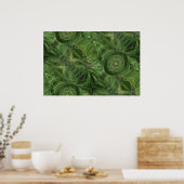 Shades of Green Poster~Print Poster (Keuken)