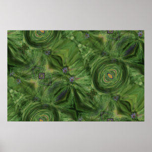 Shades of Green Poster~Print Poster