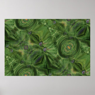 Shades of Green Poster~Print Poster