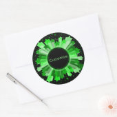 Shades of Green Starburst Stickers (Envelop)