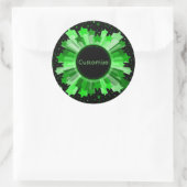 Shades of Green Starburst Stickers (Tas)