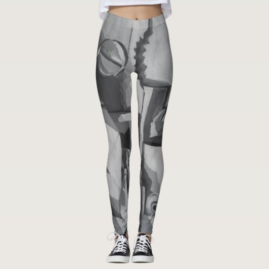Shades of Grey Designer Leggings (Voorkant)
