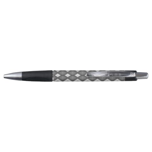 Shades of grey diamond pattern pen (Achterkant)