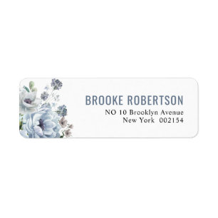 Shades of Grey Dusty Blue Winter Rustic Wedding La Etiket