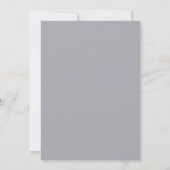 Shades of Grey Framed Bridal Shower Invitation Kaart (Achterkant)