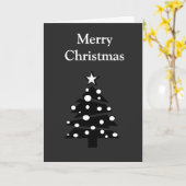 Shades of Grey Funny-kerstkaart Kaart (Gele Bloem)