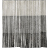 Shades of Grey Striped Pattern Douchegordijn (Voorkant)