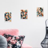 Shades of Her Muurkunst Sets (Woonkamer)