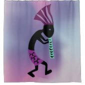 Shades of Lavender Simple Kokopelli Douchegordijn (Voorkant)